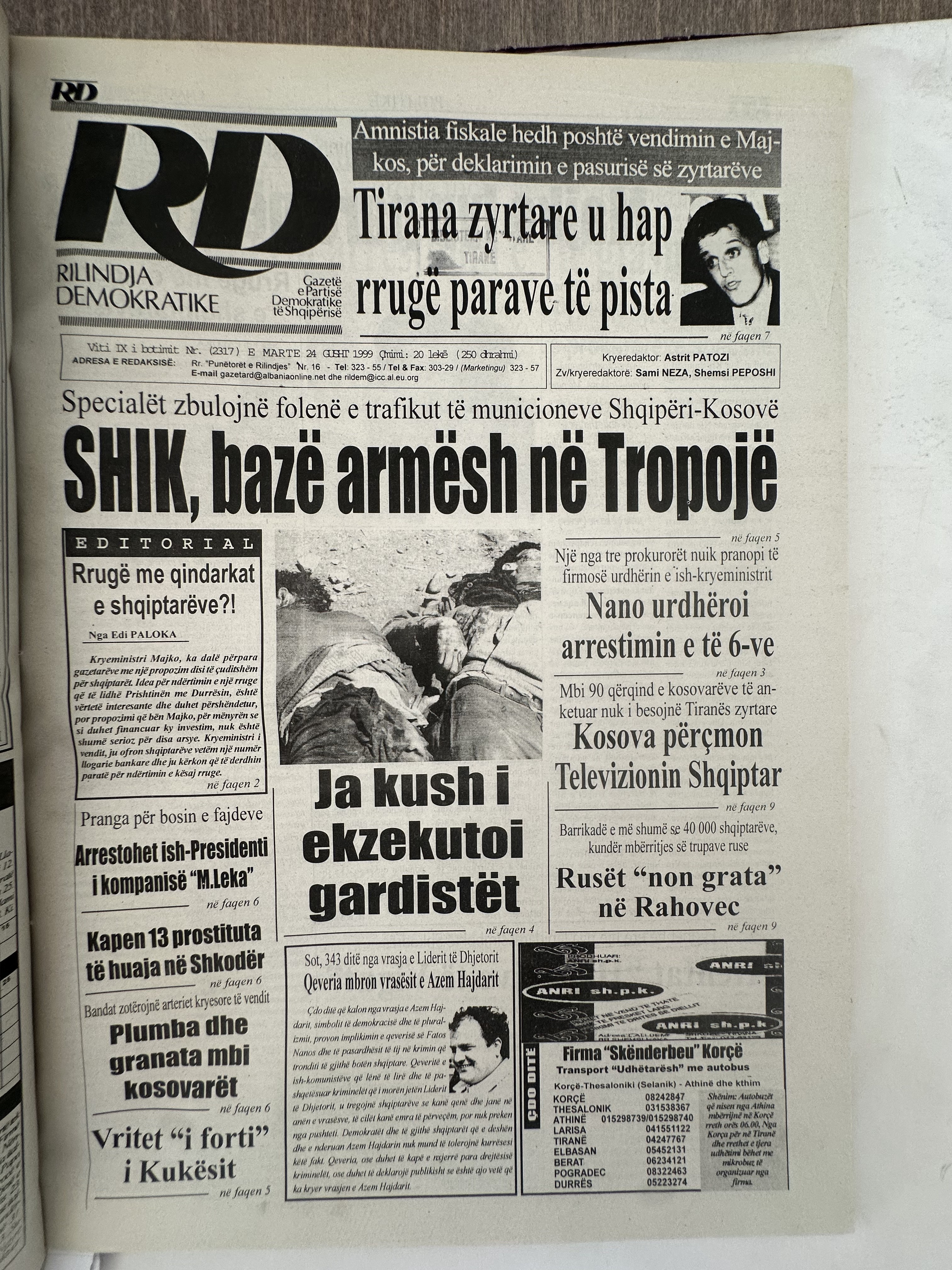 Rilindja Demokratike 1999-08-24